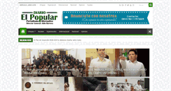 Desktop Screenshot of elpopular.com.mx