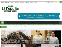 Tablet Screenshot of elpopular.com.mx